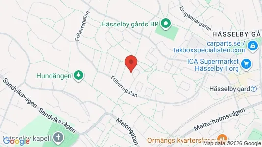Lägenheter att hyra i Västerort - kort over placeringen