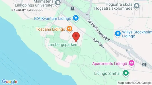 Lägenheter att hyra i Lidingö - kort over placeringen