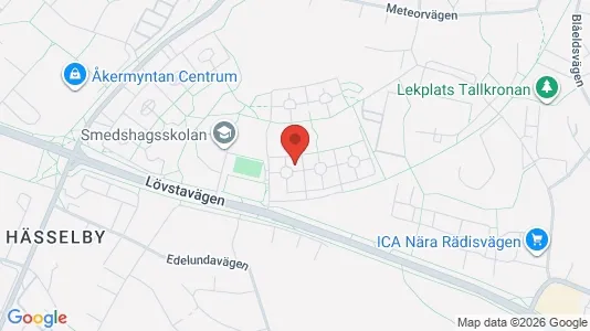 Lägenheter att hyra i Västerort - kort over placeringen