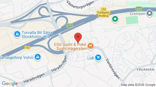 Lägenheter att hyra i Söderort - kort over placeringen