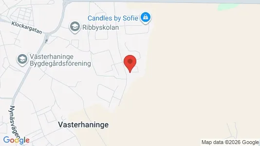 Lägenheter att hyra i Haninge - kort over placeringen