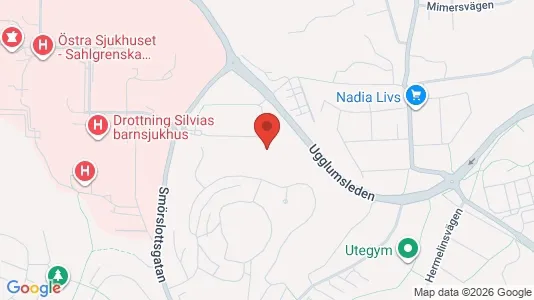 Lägenheter att hyra i Örgryte-Härlanda - kort over placeringen