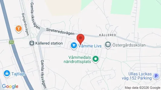 Lägenheter att hyra i Mölndal - kort over placeringen