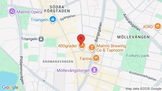 Lägenheter att hyra i Malmö Centrum - kort over placeringen