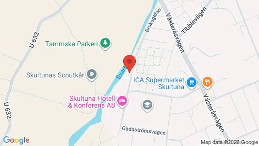Lägenheter att hyra i Västerås - kort over placeringen