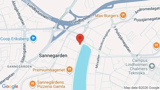Lägenheter att hyra i Lundby - kort over placeringen