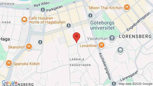 Lägenheter att hyra i Göteborg Centrum - kort over placeringen