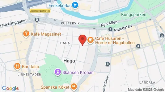 Lägenheter att hyra i Göteborg Centrum - kort over placeringen