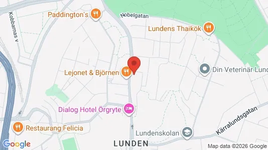 Lägenheter att hyra i Örgryte-Härlanda - kort over placeringen