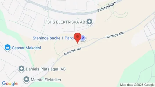 Lägenheter att hyra i Sigtuna - kort over placeringen