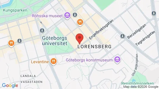 Lägenheter att hyra i Göteborg Centrum - kort over placeringen