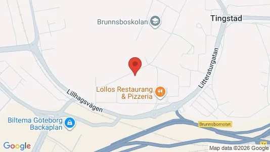 Lägenheter att hyra i Norra hisingen - kort over placeringen