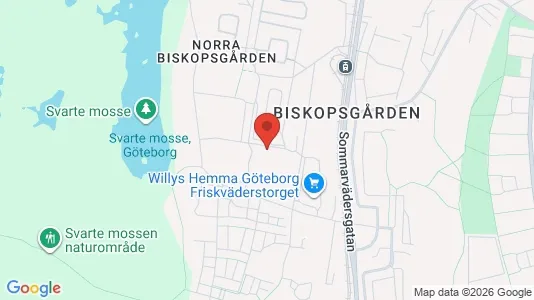 Lägenheter att hyra i Västra hisingen - kort over placeringen