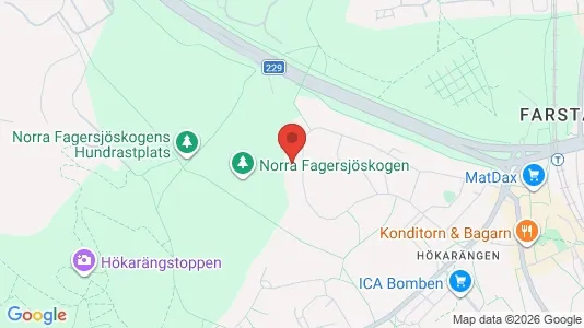 Lägenheter att hyra i Söderort - kort over placeringen