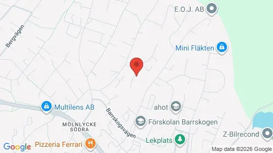 Lägenheter att hyra i Härryda - kort over placeringen