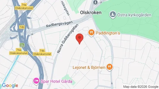 Lägenheter att hyra i Örgryte-Härlanda - kort over placeringen