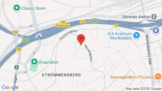 Lägenheter att hyra i Örgryte-Härlanda - kort over placeringen