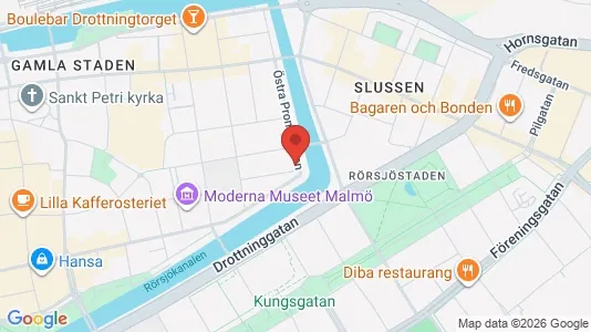 Lägenheter att hyra i Malmö Centrum - kort over placeringen