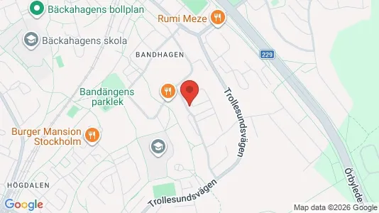 Lägenheter att hyra i Söderort - kort over placeringen