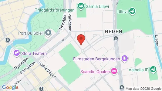 Lägenheter att hyra i Göteborg Centrum - kort over placeringen