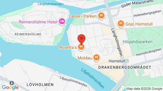 Lägenheter att hyra i Södermalm - kort over placeringen