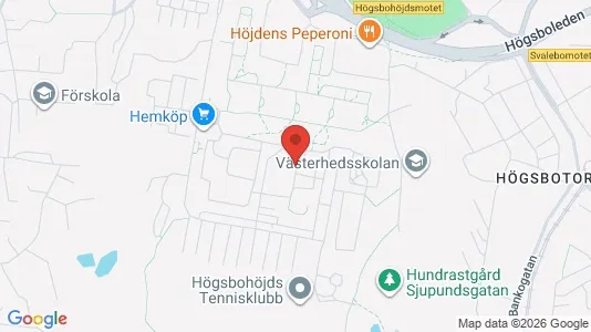 Lägenheter att hyra i Majorna-Linné - kort over placeringen