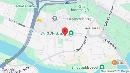 Lägenheter att hyra i Kungsholmen - kort over placeringen