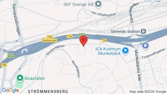 Lägenheter att hyra i Örgryte-Härlanda - kort over placeringen