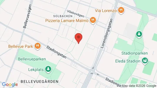 Lägenheter att hyra i Malmö Centrum - kort over placeringen