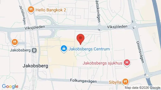 Lägenheter att hyra i Järfälla - kort over placeringen