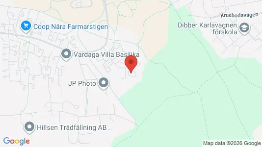 Lägenheter att hyra i Tyresö - kort over placeringen