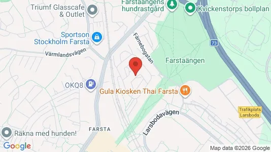Lägenheter att hyra i Söderort - kort over placeringen
