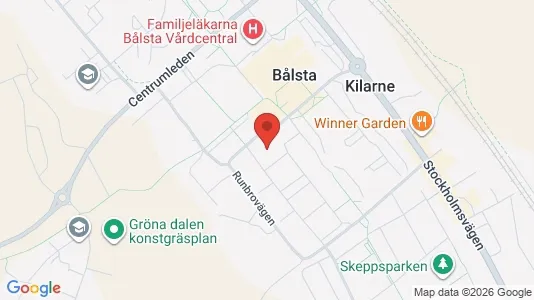 Lägenheter att hyra i Håbo - kort over placeringen