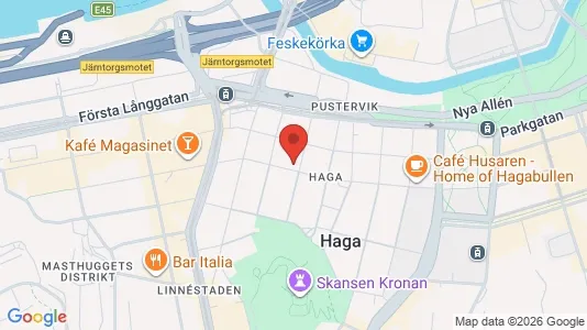 Lägenheter att hyra i Göteborg Centrum - kort over placeringen