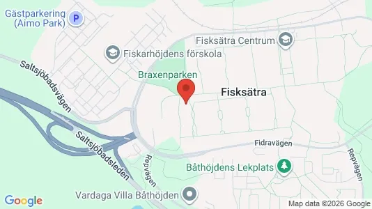 Lägenheter att hyra i Nacka - kort over placeringen