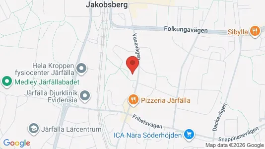 Lägenheter att hyra i Järfälla - kort over placeringen