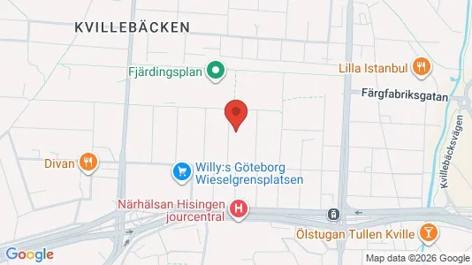 Lägenheter att hyra i Lundby - kort over placeringen