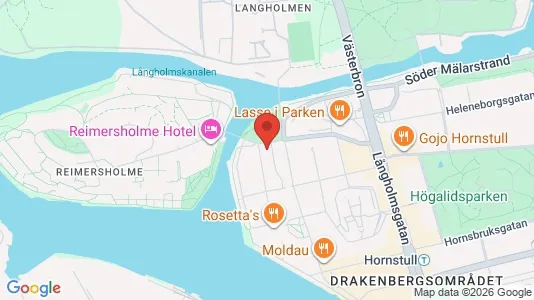 Lägenheter att hyra i Södermalm - kort over placeringen