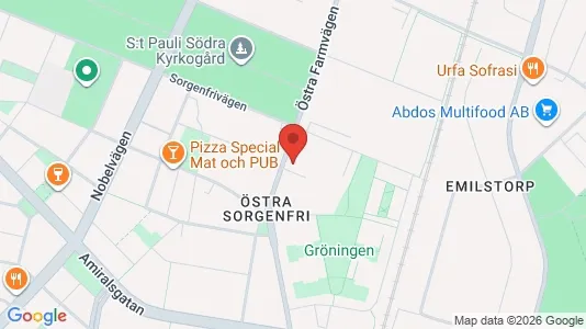 Lägenheter att hyra i Malmö Centrum - kort over placeringen