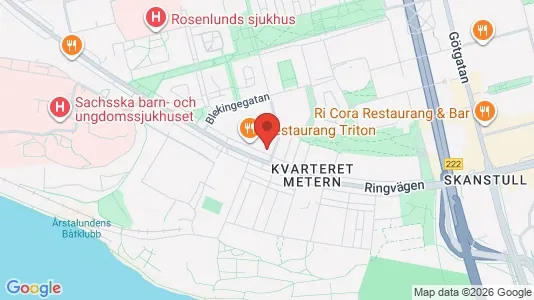 Lägenheter att hyra i Södermalm - kort over placeringen