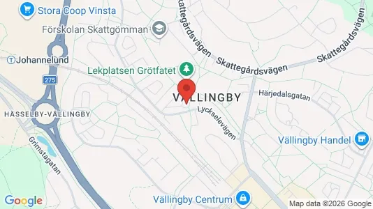 Lägenheter att hyra i Västerort - kort over placeringen