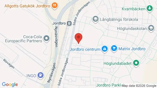 Lägenheter att hyra i Haninge - kort over placeringen