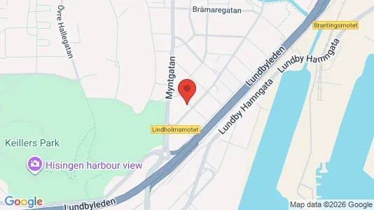 Lägenheter att hyra i Lundby - kort over placeringen
