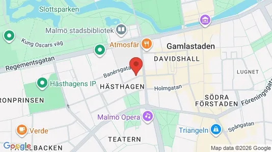 Lägenheter att hyra i Malmö Centrum - kort over placeringen