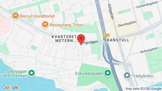 Lägenheter att hyra i Södermalm - kort over placeringen