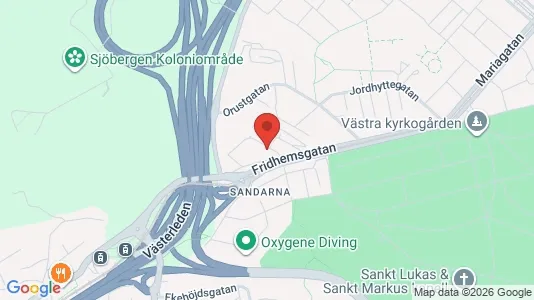Lägenheter att hyra i Majorna-Linné - kort over placeringen