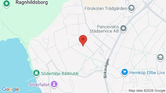 Lägenheter att hyra i Södertälje - kort over placeringen