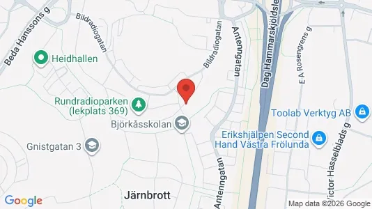 Lägenheter att hyra i Askim-Frölunda-Högsbo - kort over placeringen