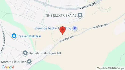 Lägenheter att hyra i Sigtuna - kort over placeringen