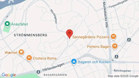 Lägenheter att hyra i Örgryte-Härlanda - kort over placeringen